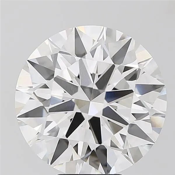 7.01ct Round Lab Grown Diamond (Colour E, Clarity VVS2, Cut ID, IGI Certified) - Jewelry by Cleo