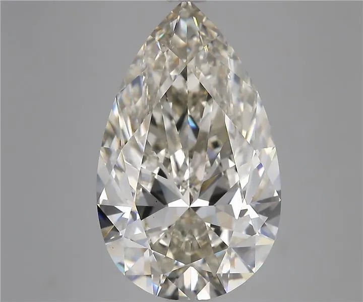 7.04ct Pear Lab Grown Diamond (Colour I, Clarity VS1, IGI Certified) - Jewelry by Cleo