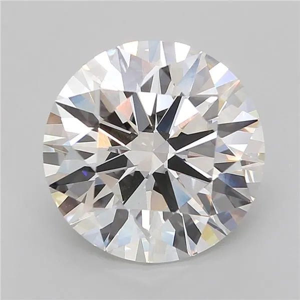 7.04ct Round Lab Grown Diamond (Colour G, Clarity VVS2, Cut ID, IGI Certified) - Jewelry by Cleo
