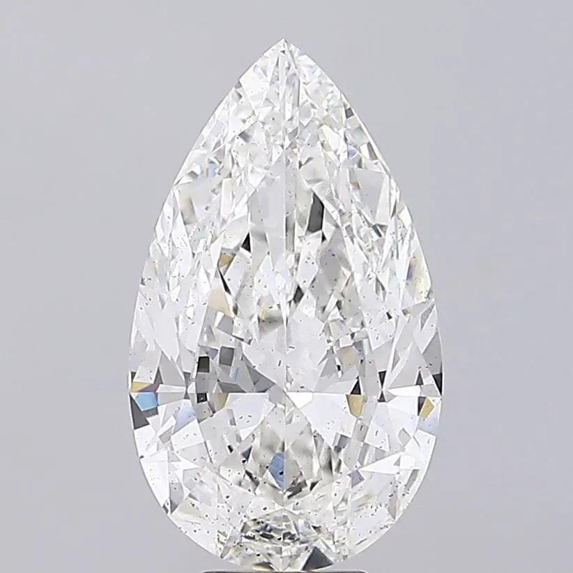 7.05ct Pear Lab Grown Diamond (Colour F, Clarity SI1, IGI Certified) - Jewelry by Cleo