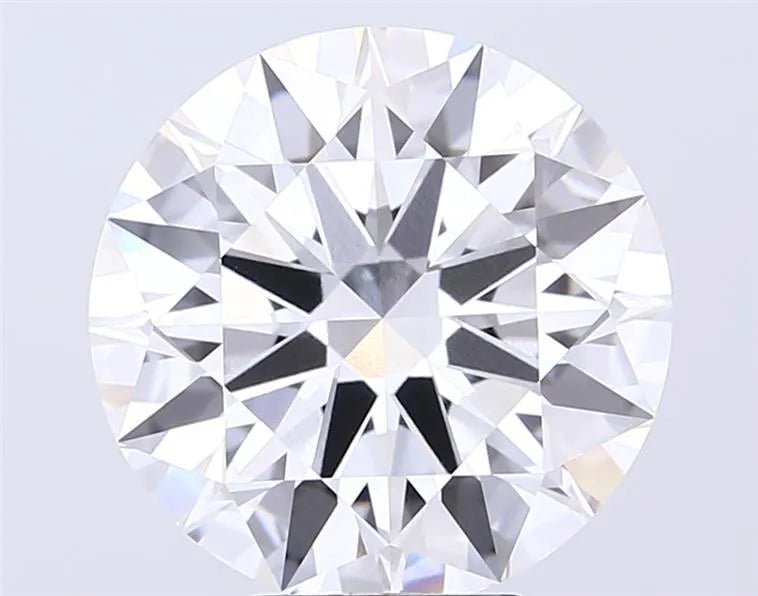 7.10ct Round Lab Grown Diamond (Colour E, Clarity VVS2, Cut ID, IGI Certified) - Jewelry by Cleo