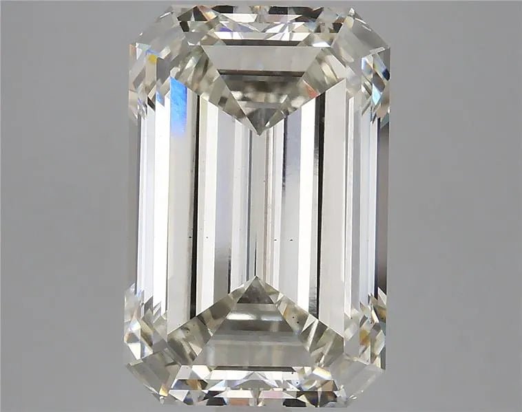 7.27ct Emerald Lab Grown Diamond (Colour I, Clarity VS2, IGI Certified) - Jewelry by Cleo