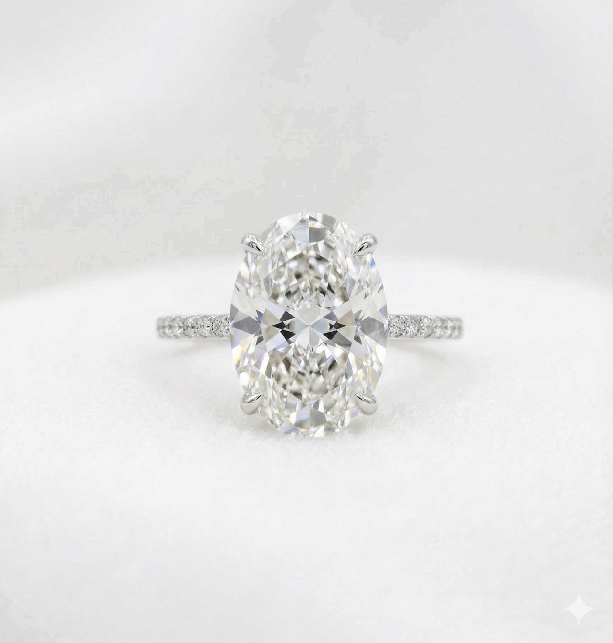 7 carat before oval lgd with pave