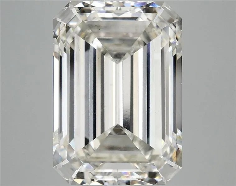 9.02ct Emerald Lab Grown Diamond (Colour H, Clarity VS2, IGI Certified) - Jewelry by Cleo