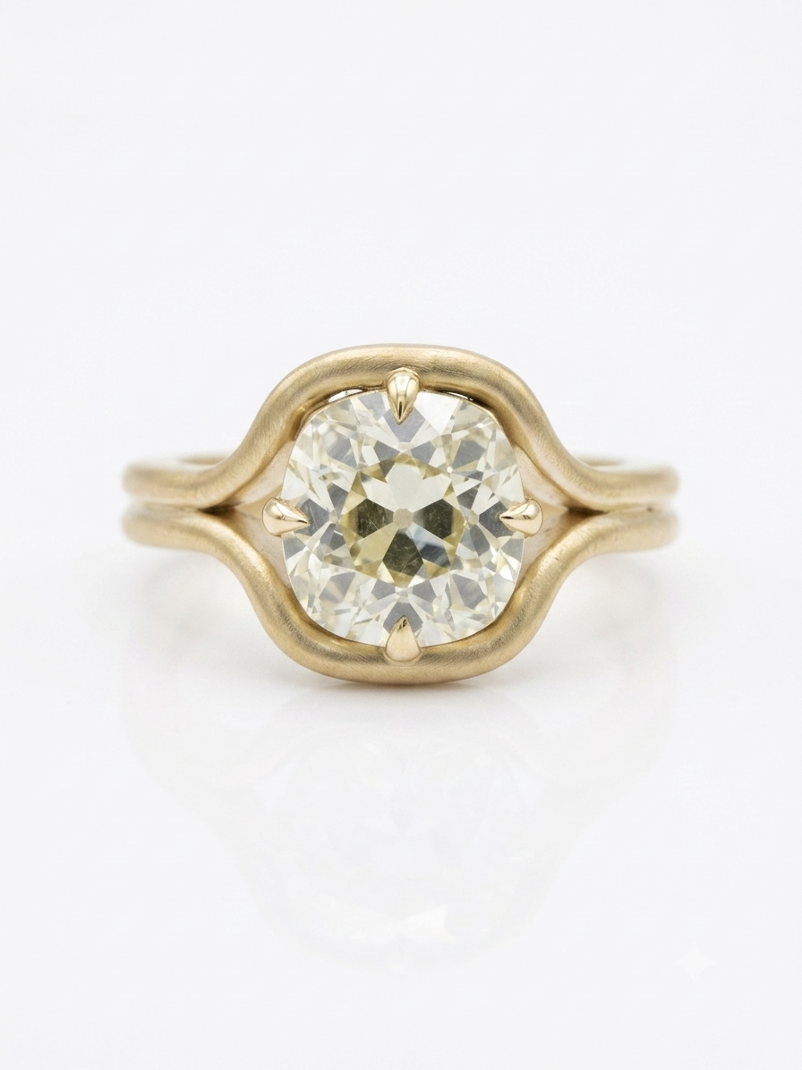 The Vesper — 3.06ct Antique Cushion (Ready to Ship)