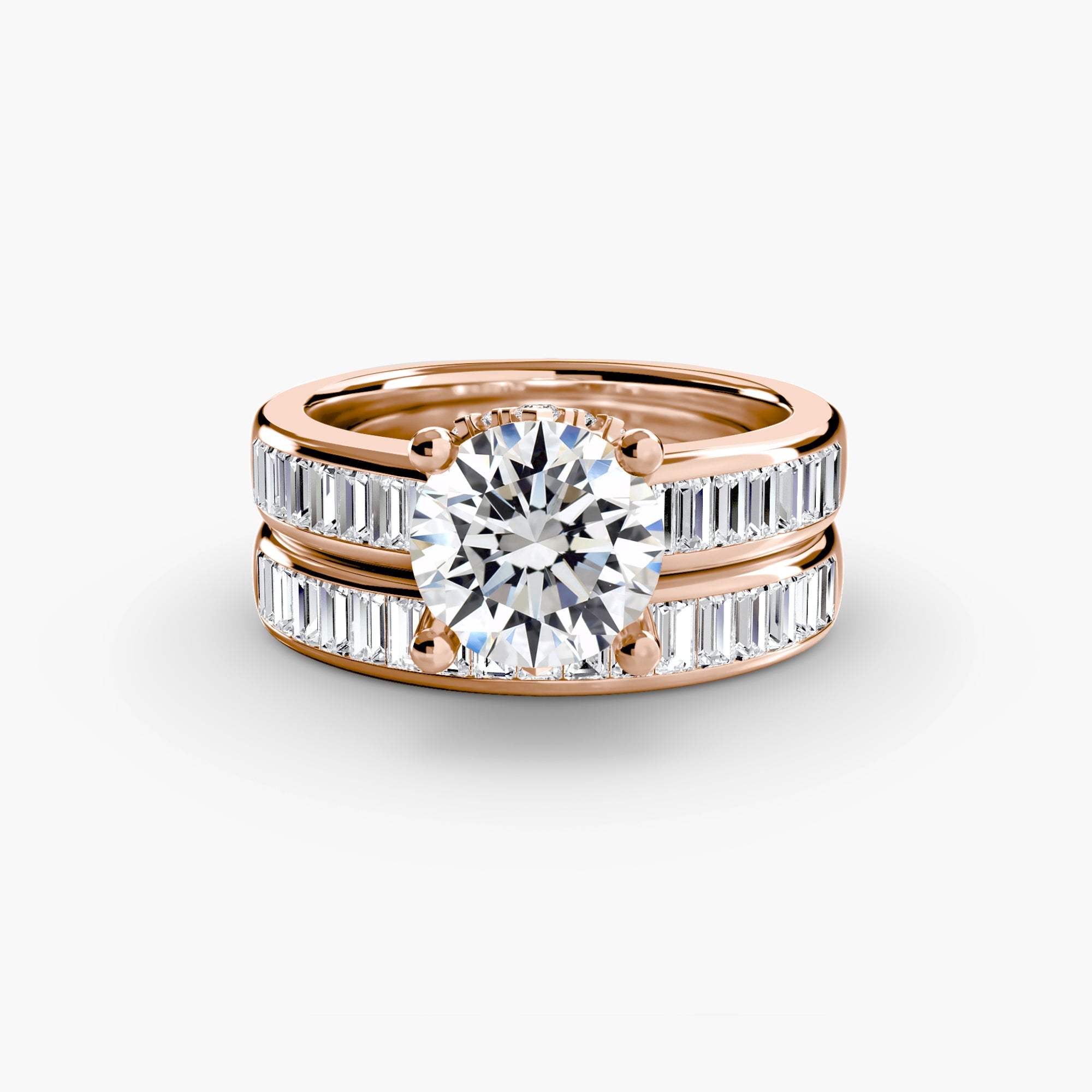Baguette Channel Solitaire - Jewelry by Cleo