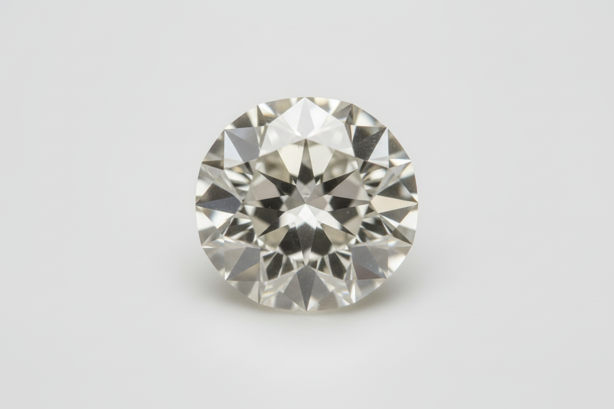 put a little pinhole in the diamond