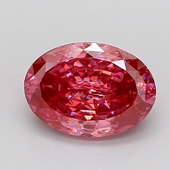Rose 1.96ct Fancy Vivid Pink VS1 EX EX Faint - Jewelry by Cleo
