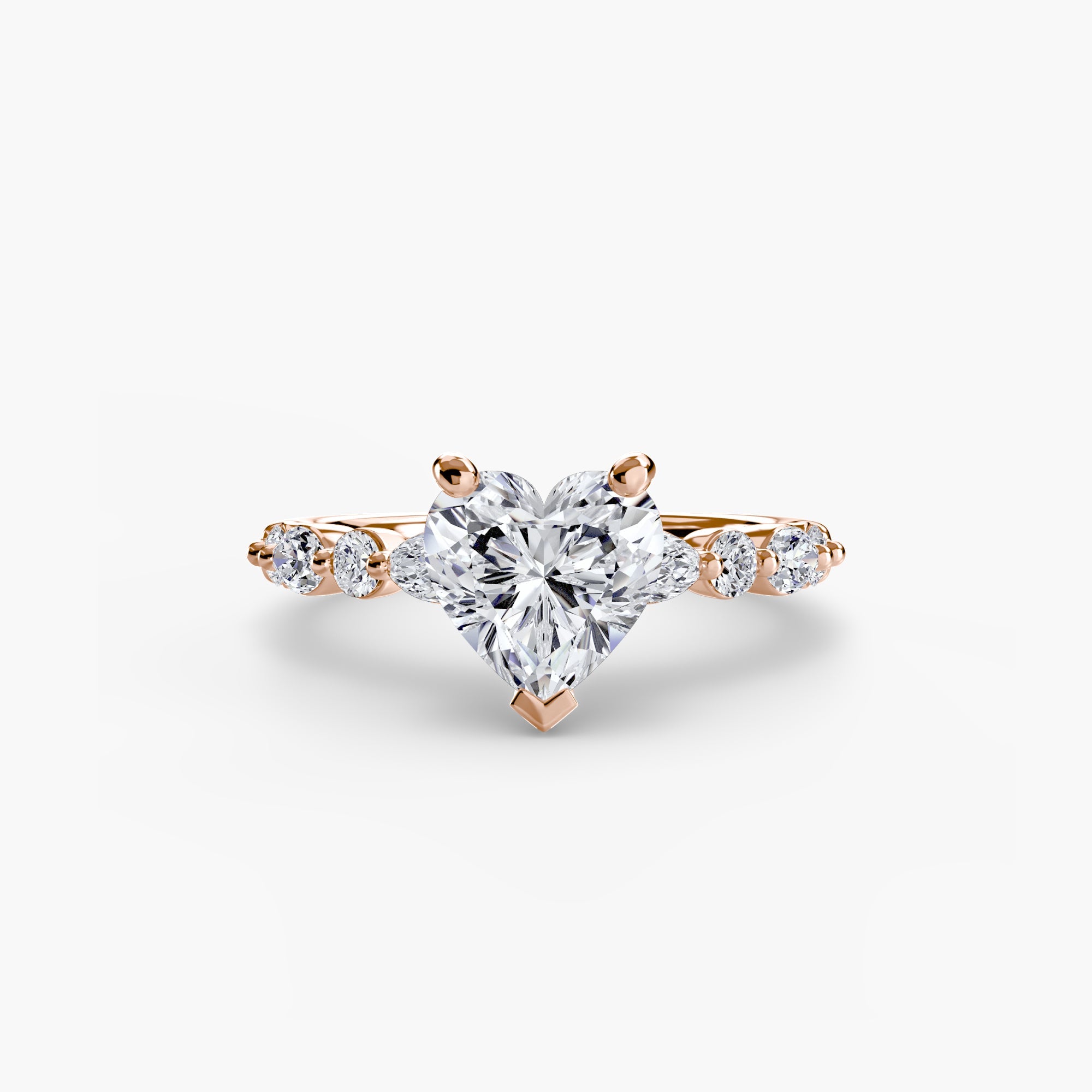 Solitaire with Eternity Pavé 2 - Jewelry by Cleo