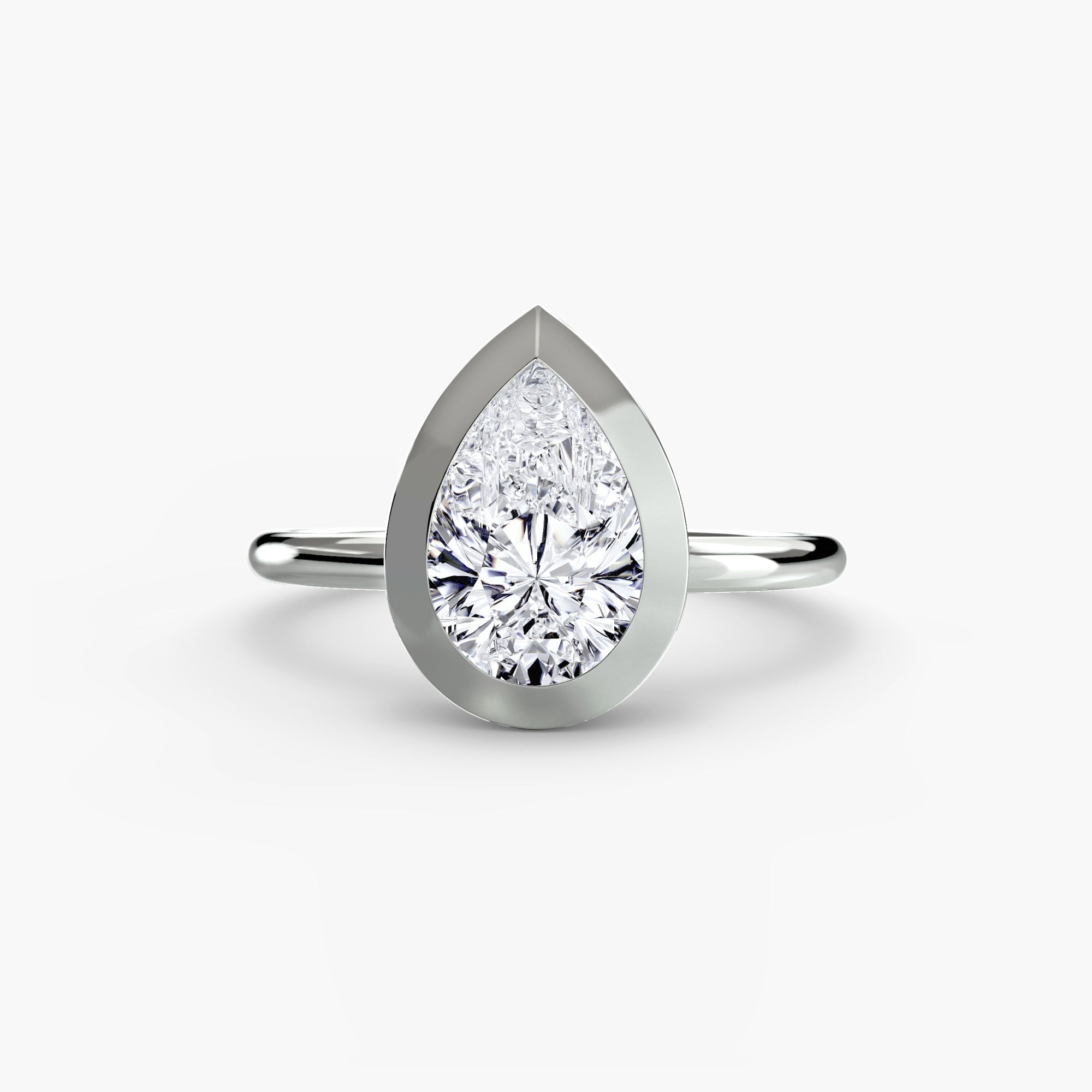 The Bezel Set Solitaire - Jewelry by Cleo