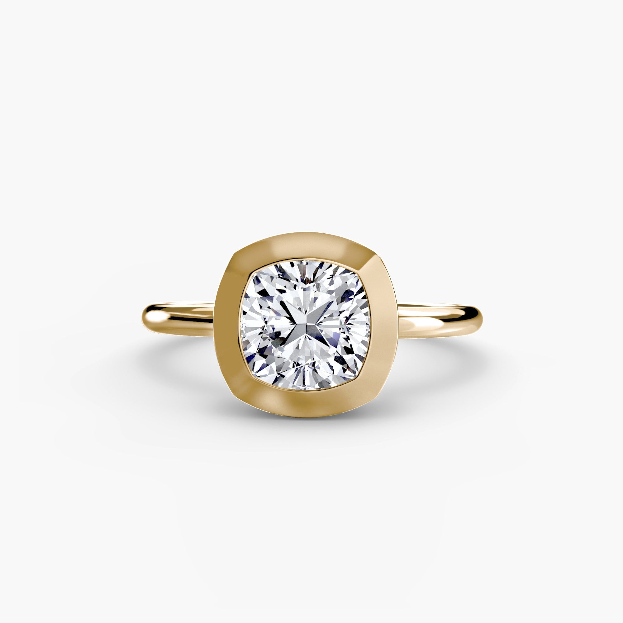 The Bezel Set Solitaire - Jewelry by Cleo