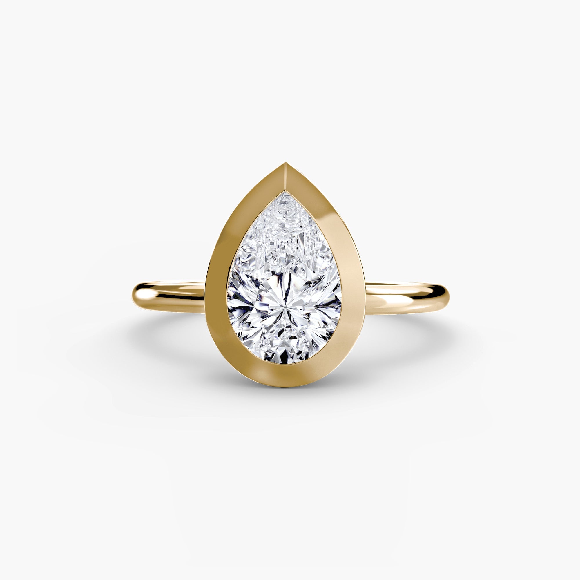 The Bezel Set Solitaire - Jewelry by Cleo