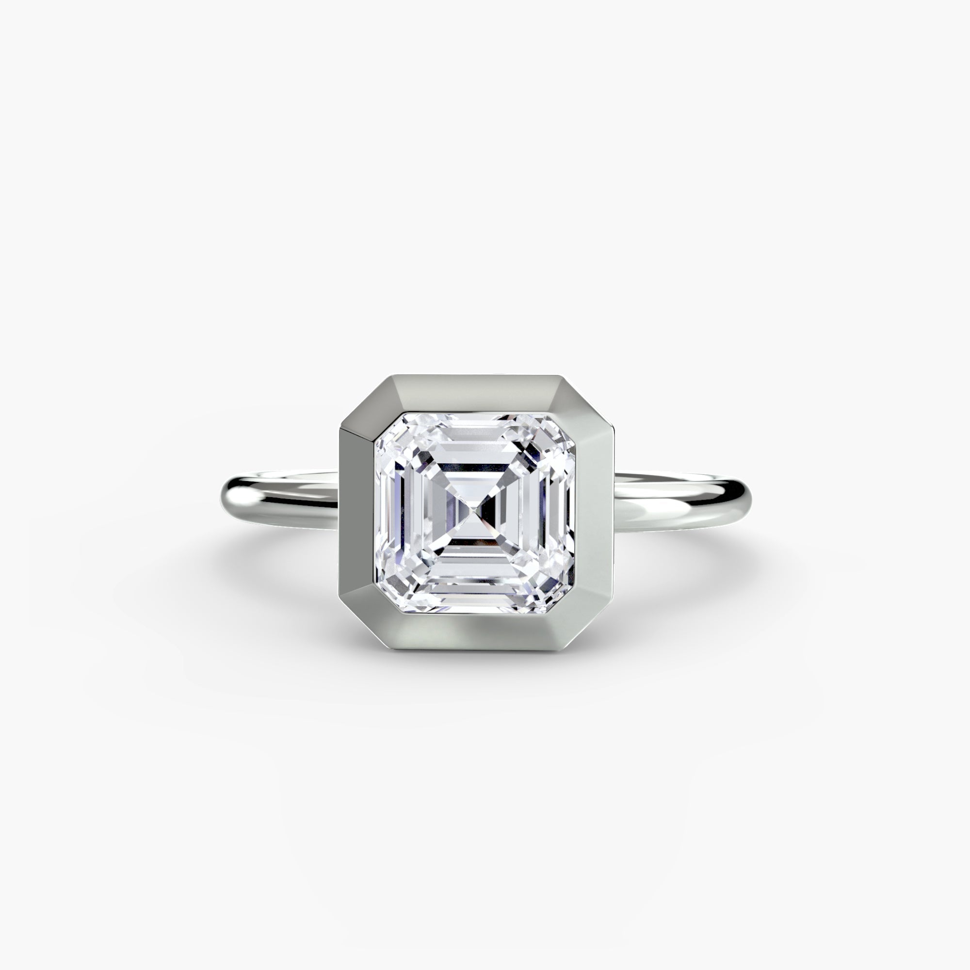 The Bezel Set Solitaire - Jewelry by Cleo