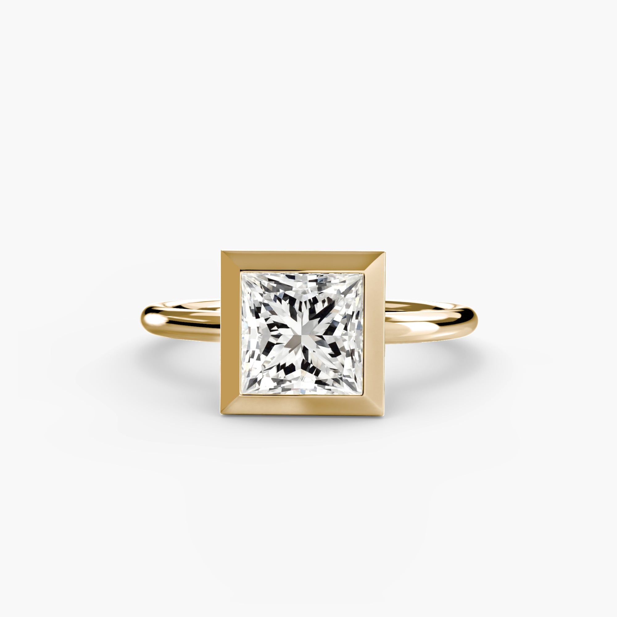 The Bezel Set Solitaire - Jewelry by Cleo