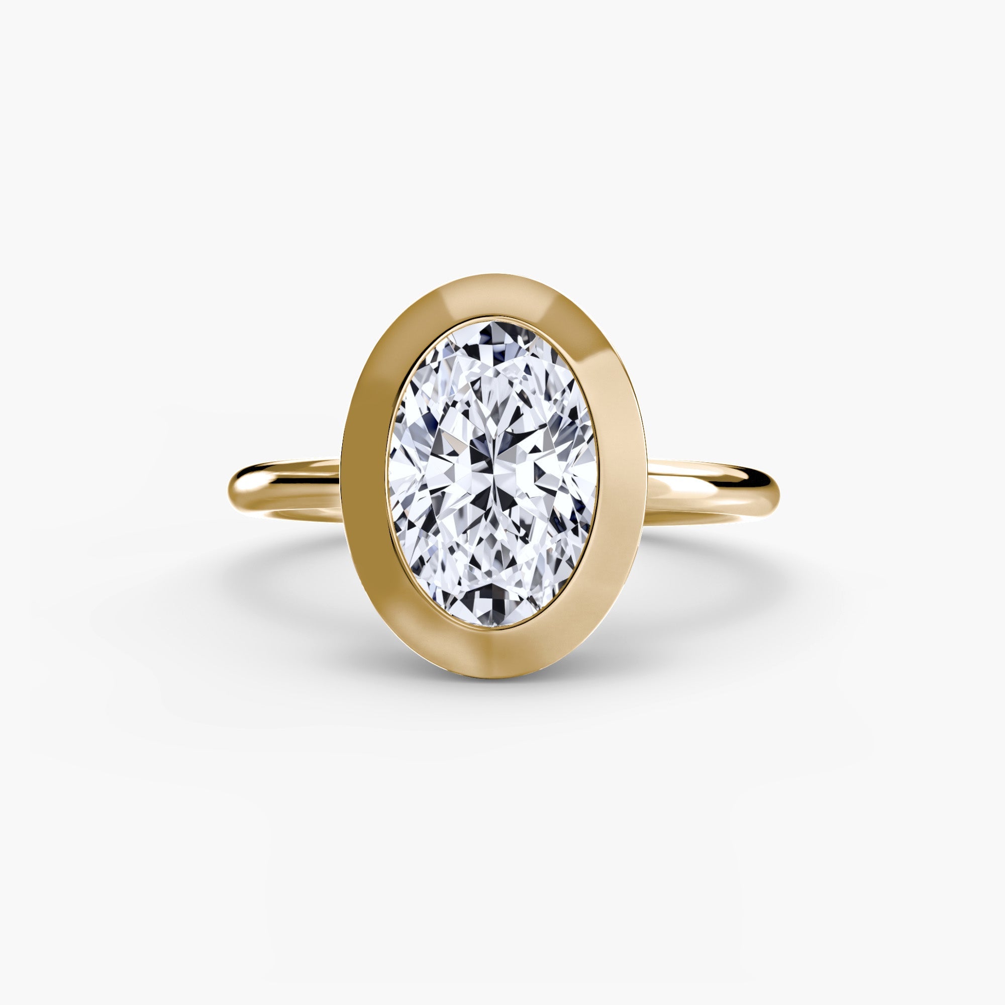 The Bezel Set Solitaire - Jewelry by Cleo