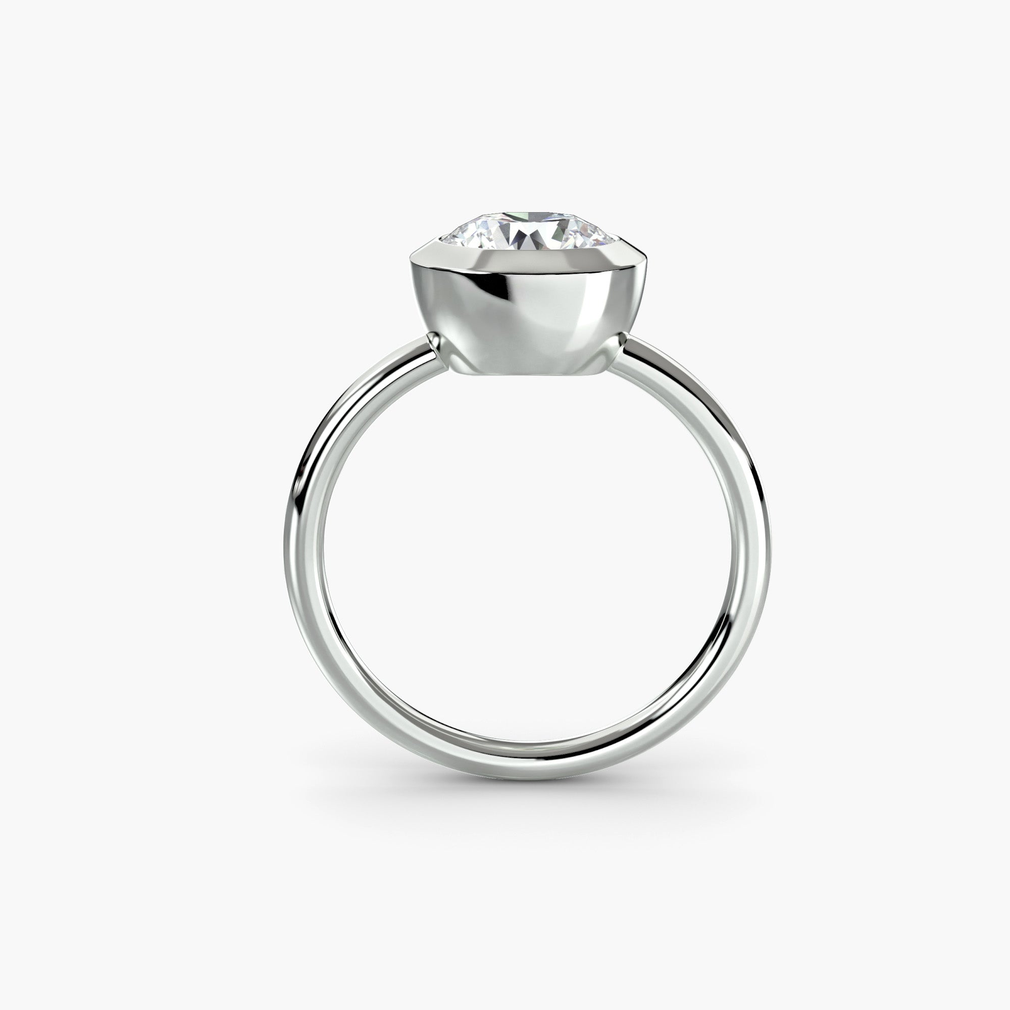 The Bezel Set Solitaire - Jewelry by Cleo
