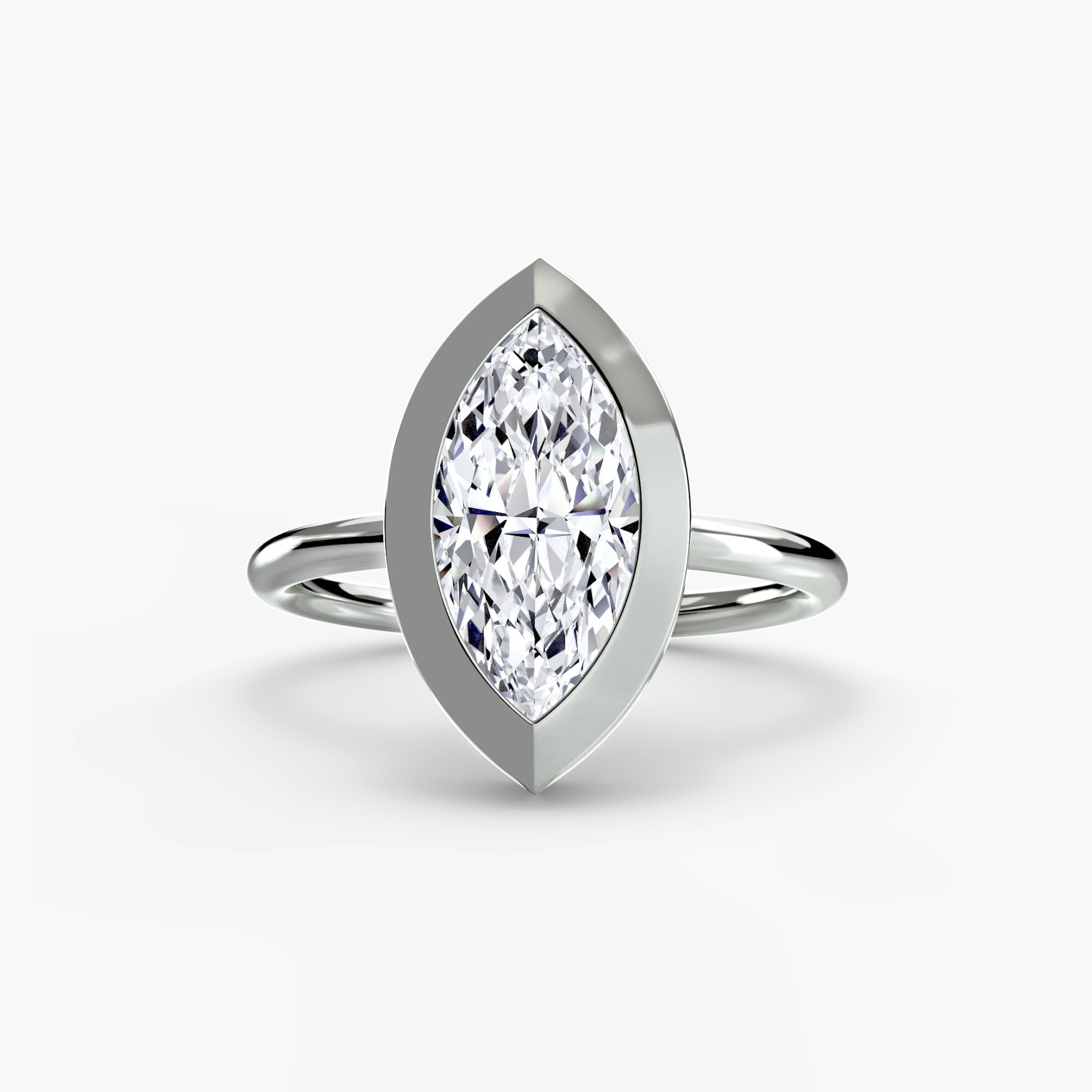 The Bezel Set Solitaire - Jewelry by Cleo