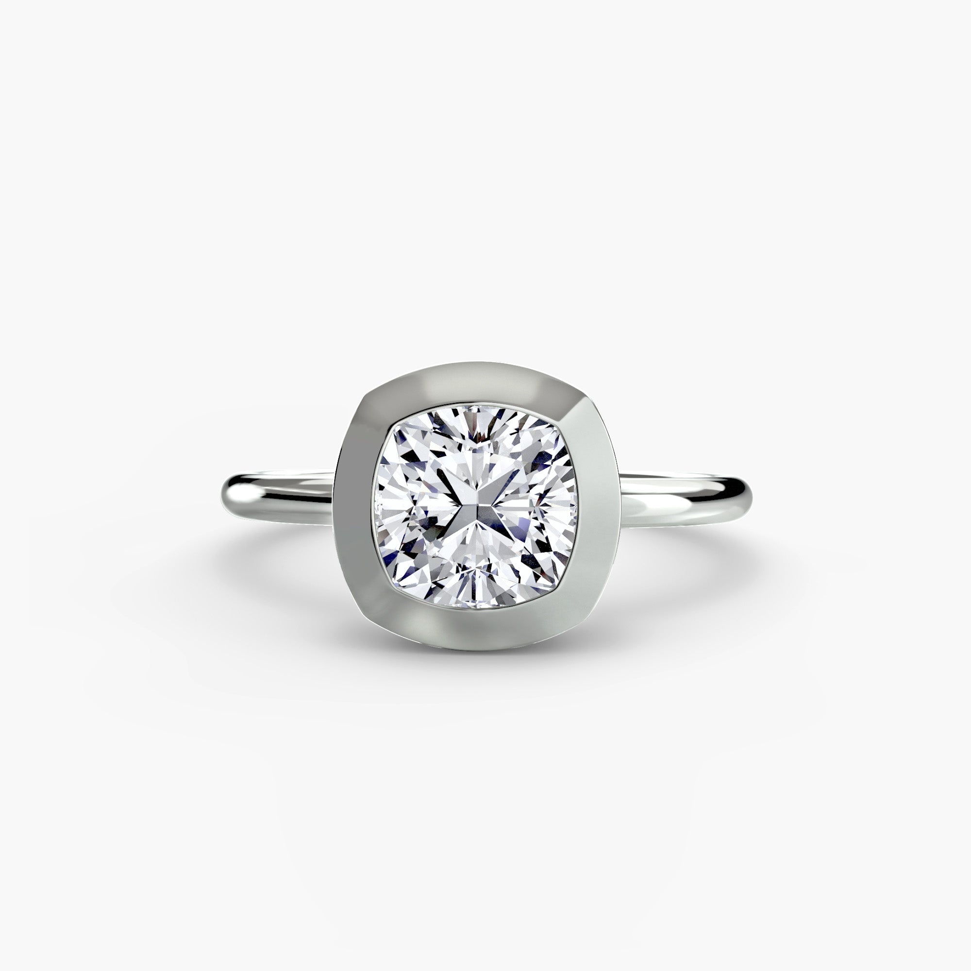 The Bezel Set Solitaire - Jewelry by Cleo