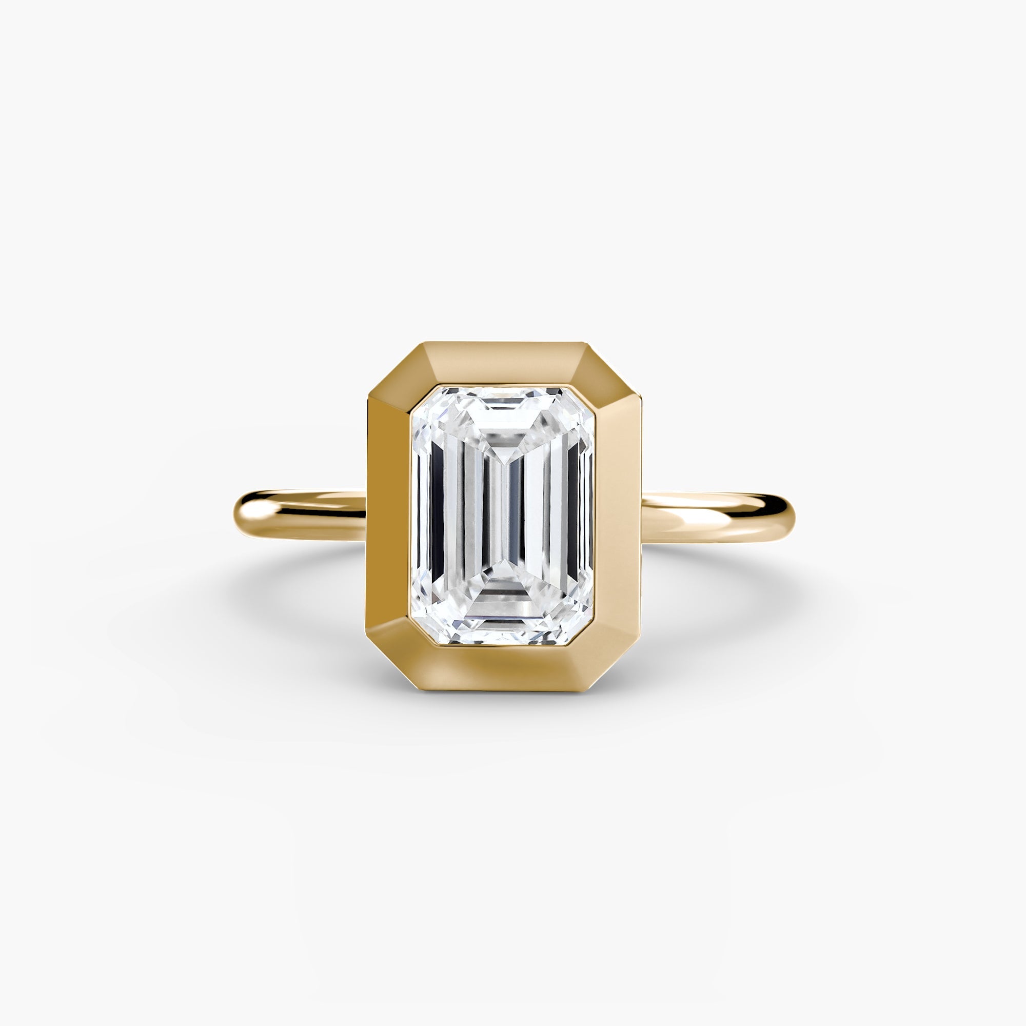 The Bezel Set Solitaire - Jewelry by Cleo