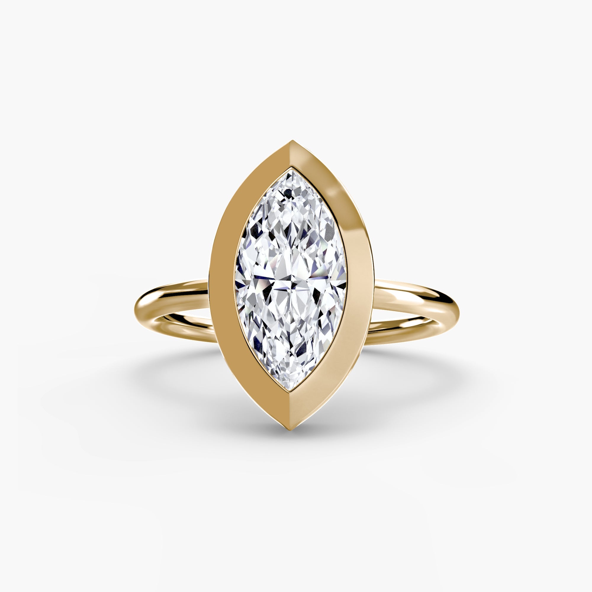 The Bezel Set Solitaire - Jewelry by Cleo