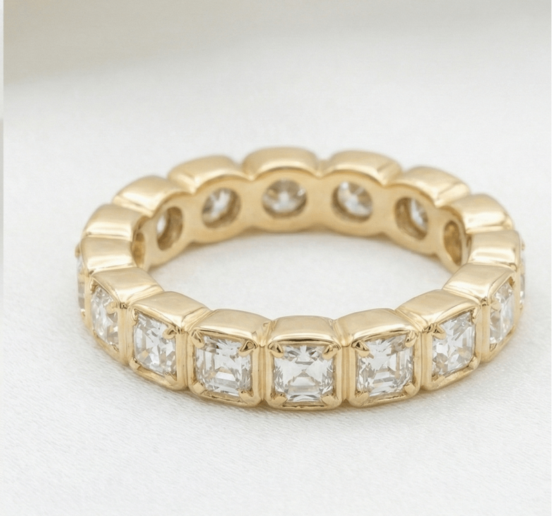 The Cleo Dial Band: The Half - and - Half Eternity - Jewelry by Cleo