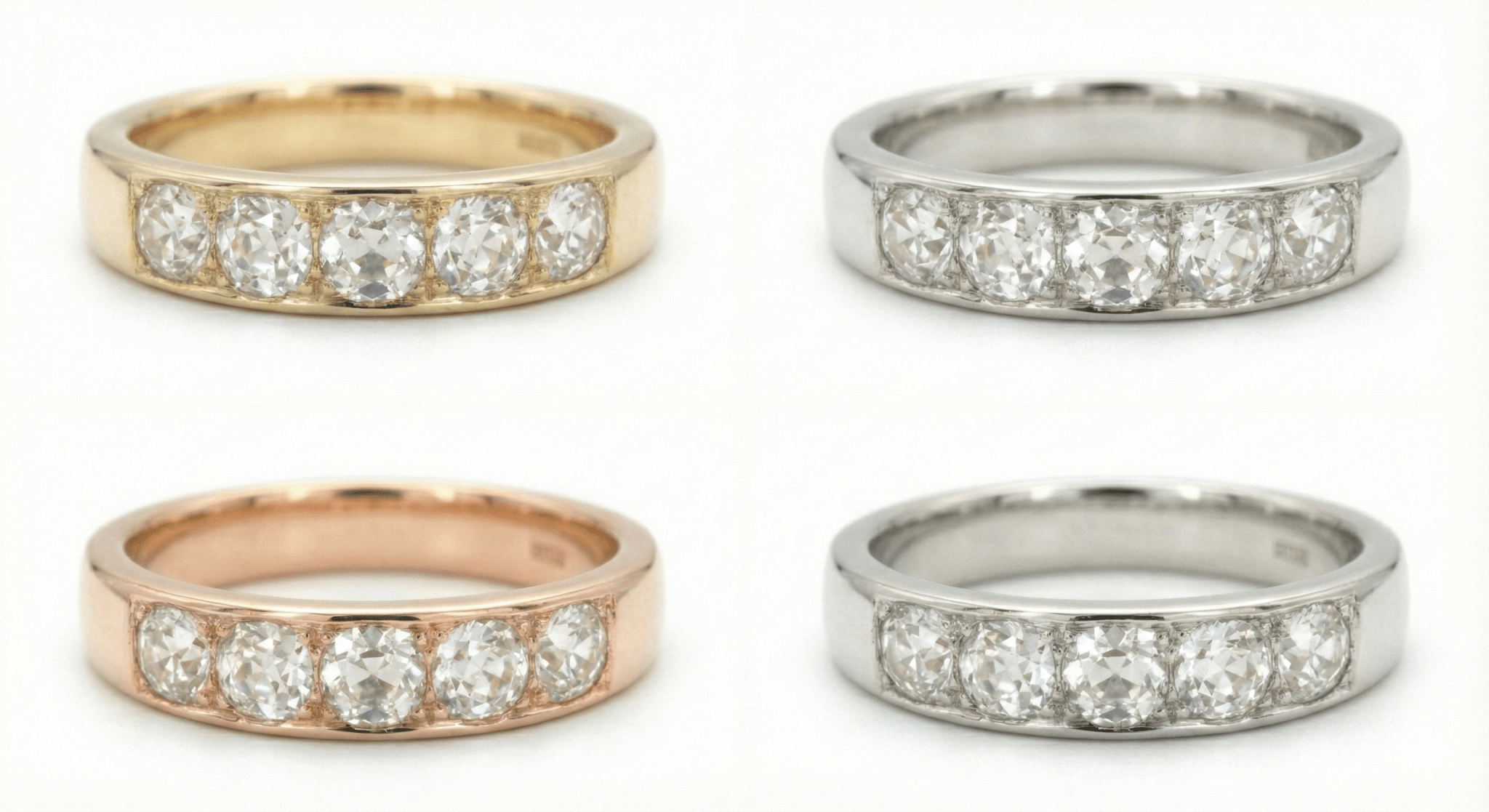 The Heritage Half - Bezel Band - Jewelry by Cleo