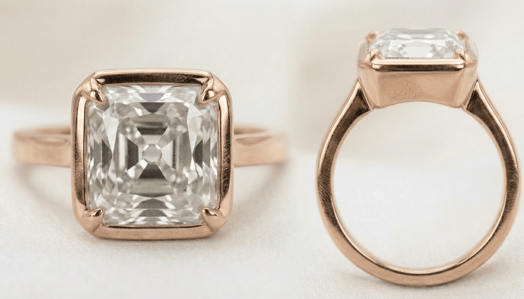 The Modern Heirloom: 4 - Carat OMC Bezel Ring - Jewelry by Cleo