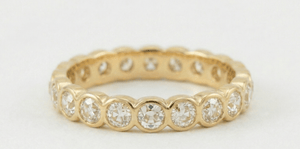 The OEC Bezel Eternity Band - Jewelry by Cleo