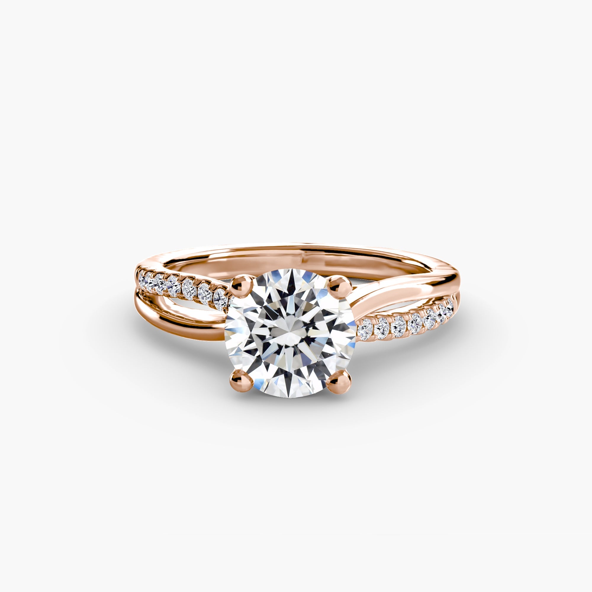 The Split Shank Pavé Solitaire - Jewelry by Cleo